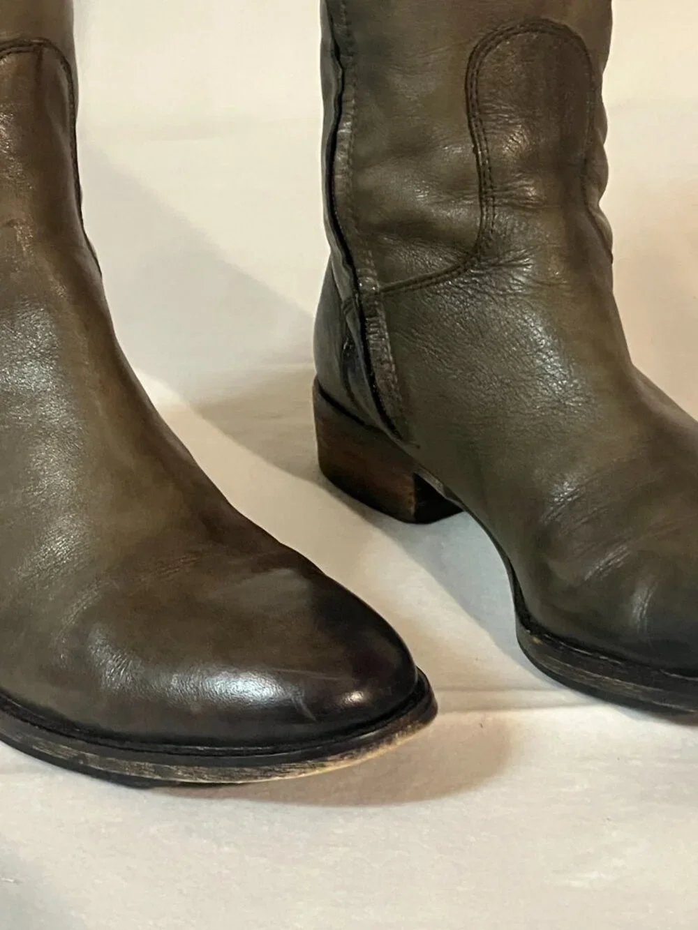 Sam Edelman Riding Boots in Olive Green